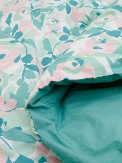 Perkal-Bettwäsche-Set In Türkis/ Rosa 7 Perkal-Bettwäsche-Set In Türkis/ Rosa -Einrichtungsgeschäft avance perkal bettwasche set in turkis rosa 2