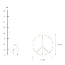 Einrichtungsgeschäft -Einrichtungsgeschäft butlers deko ring o38cm peace in gold 1