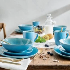 Geschirr-Set Zum Dinner 12-tlg. DE LA ROYA In Blau 23 Geschirr-Set Zum Dinner 12-tlg. DE LA ROYA In Blau -Einrichtungsgeschäft butlers geschirr set zum dinner 12 tlg de la roya in blau 11