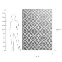 In- & Outdoor-Teppich Mosaik L 200 X B 150cm COLOUR CLASH In Taupe -Einrichtungsgeschäft butlers in and outdoor teppich mosaik l 200 x b 150cm colour clash in taupe 3