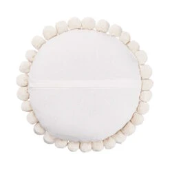 Kissen Ø45cm DAISY In Weiß 8 Kissen Ø45cm DAISY In Weiß -Einrichtungsgeschäft butlers kissen o45cm daisy in weiss 2