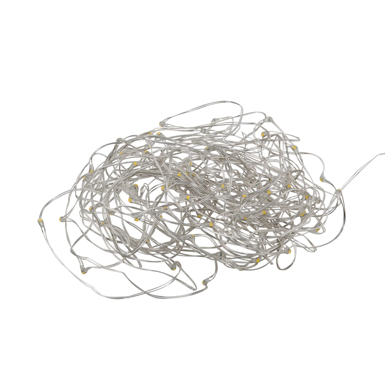 LED Lichterkette 100 Lichter Mit USB-Batteriefach TWINE LIGHTS In Silber 1 LED Lichterkette 100 Lichter Mit USB-Batteriefach TWINE LIGHTS In Silber