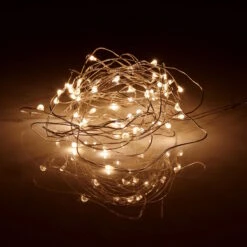 LED Lichterkette 50 Lichter Mit USB-Batteriefach TWINE LIGHTS In Transparent -Einrichtungsgeschäft butlers led lichterkette 50 lichter mit usb batteriefach twine lights in transparent 5