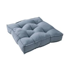 Sitzkissen L 40 X B 40cm SOLID In Blau 6 Sitzkissen L 40 X B 40cm SOLID In Blau -Einrichtungsgeschäft butlers sitzkissen l 40 x b 40cm solid in blau 2