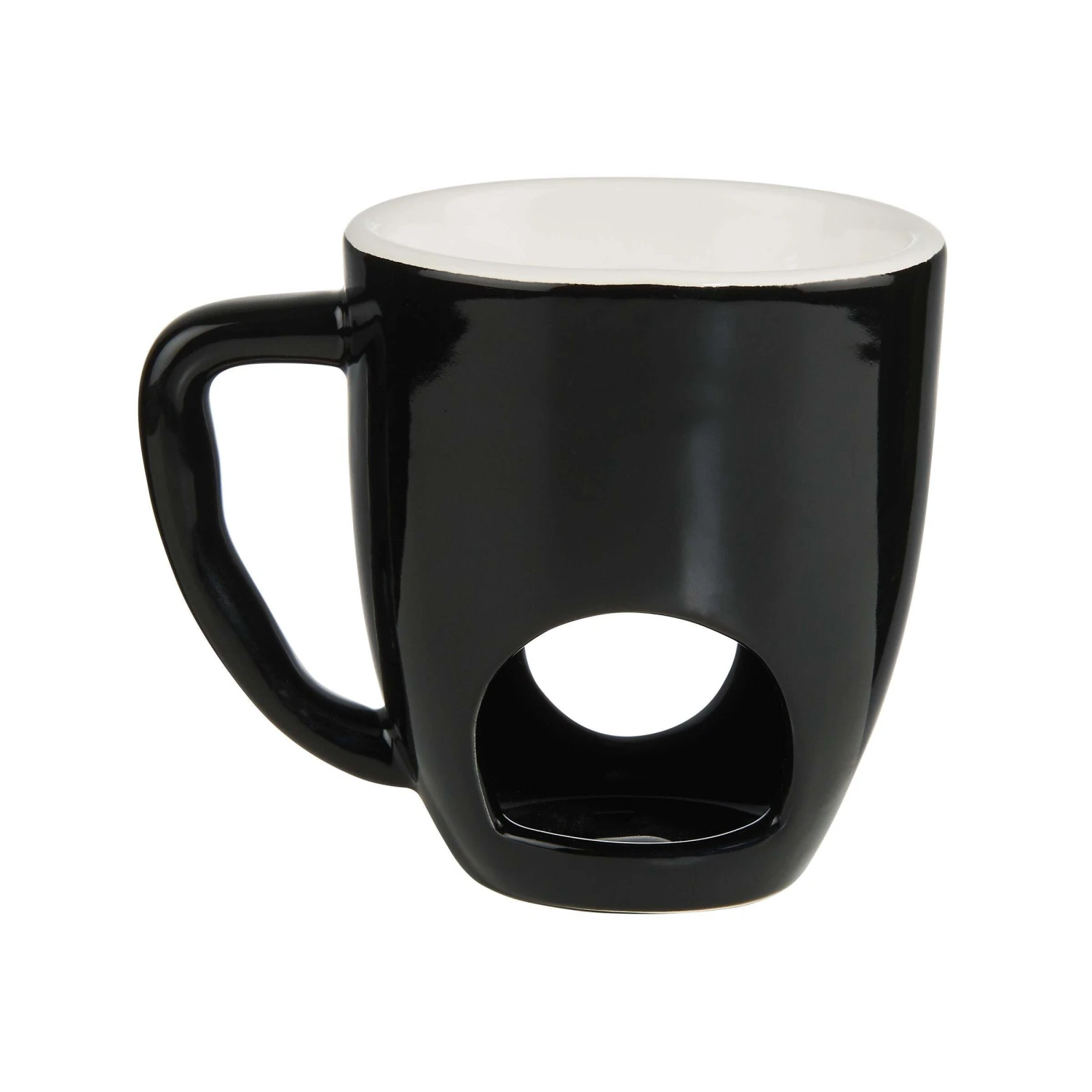 Tasse Mit 2 Gabeln CHOCOLATE FONDUE In Schwarz 5 Tasse Mit 2 Gabeln CHOCOLATE FONDUE In Schwarz – Bild 5