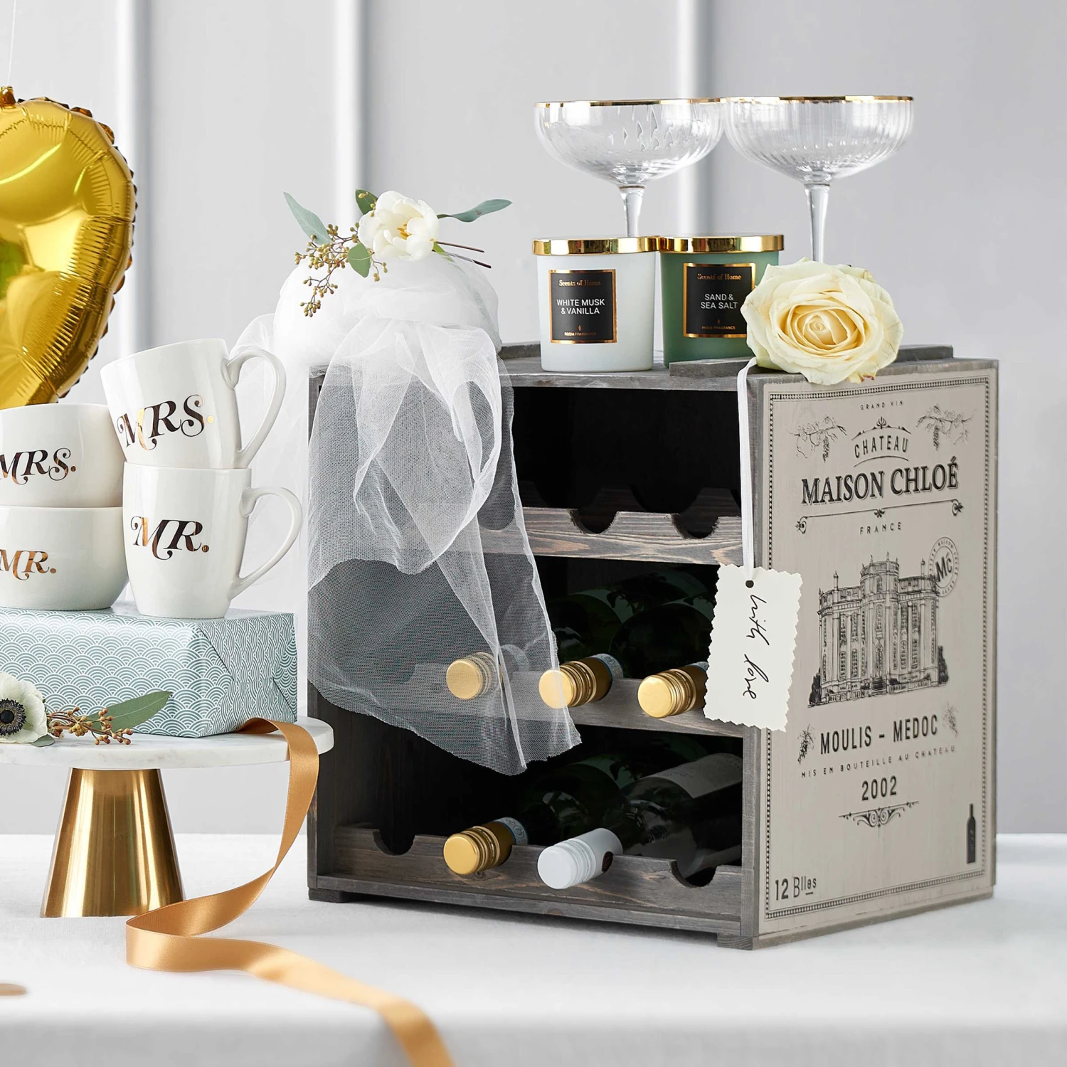 Weinregal VINOTHEK In Hellgrau 2 Weinregal VINOTHEK In Hellgrau – Bild 2