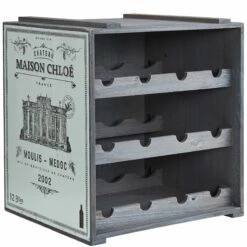 Weinregal VINOTHEK In Hellgrau 11 Weinregal VINOTHEK In Hellgrau -Einrichtungsgeschäft butlers weinregal vinothek in hellgrau 2