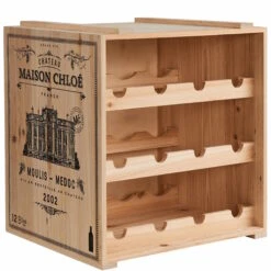 Weinregal VINOTHEK In Natur -Einrichtungsgeschäft butlers weinregal vinothek in natur 2