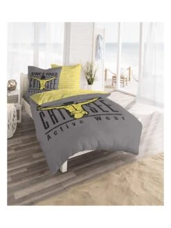 Chiemsee Renforcé-Bettwäsche-Set "Acapulco" In Grau/ Gelb 9 Chiemsee Renforcé-Bettwäsche-Set "Acapulco" In Grau/ Gelb -Einrichtungsgeschäft chiemsee renforce bettwasche set acapulco in grau gelb 3