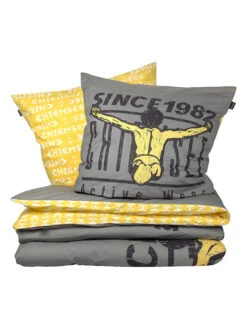 Chiemsee Renforcé-Bettwäsche-Set "Acapulco" In Grau/ Gelb 10 Chiemsee Renforcé-Bettwäsche-Set "Acapulco" In Grau/ Gelb -Einrichtungsgeschäft chiemsee renforce bettwasche set acapulco in grau gelb 4