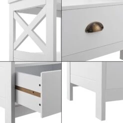 Beistelltisch Larsmo In Weiß (H)54cm (B)40cm (T)35cm 13 Beistelltisch Larsmo In Weiß (H)54cm (B)40cm (T)35cm -Einrichtungsgeschäft en casa beistelltisch larsmo in weiss h 54cm b 40cm t 35cm 6