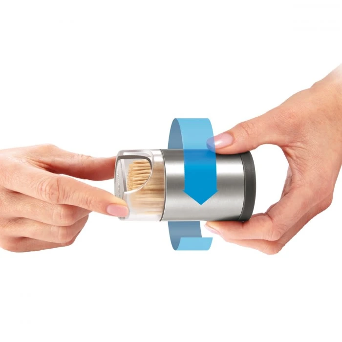 Zahnstocherspender GrandCHEF In Silber 2 Zahnstocherspender GrandCHEF In Silber – Bild 2