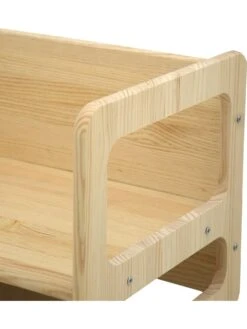 Bank "Montessori" In Natur - (B)75 X (H)39 X (T)39 Cm -Einrichtungsgeschäft the wild hug bank montessori in natur b 75 x h 39 x t 39 cm 2